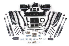 4 Inch Lift Kit w/ 4-Link | Ram 3500 (19-23) 4WD | Gas BDS Suspension
