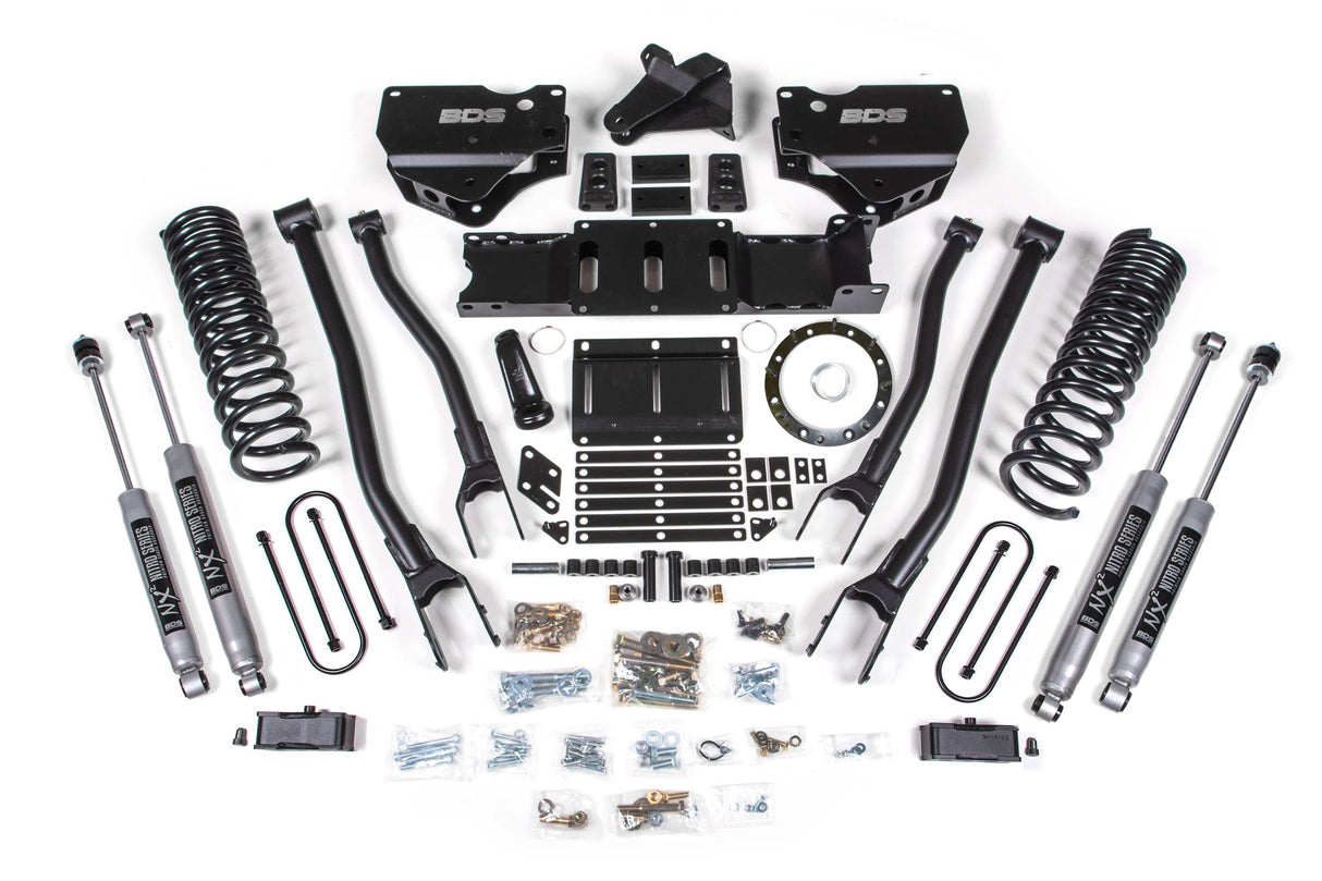 4 Inch Lift Kit w/ 4-Link | Ram 3500 (19-24) 4WD | Diesel BDS Suspension