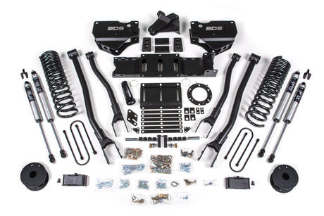 4 Inch Lift Kit w/ 4-Link | Ram 3500 w/ Rear Air Ride (19-24) 4WD | Gas BDS Suspension