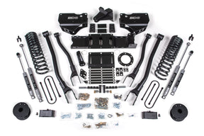 4 Inch Lift Kit w/ 4-Link | Ram 3500 w/ Rear Air Ride (19-24) 4WD | Diesel BDS Suspension