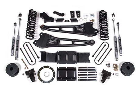 5.5 Inch Lift Kit w/ Radius Arm | Ram 3500 w/ Rear Air Ride (19-24) 4WD | Gas BDS Suspension