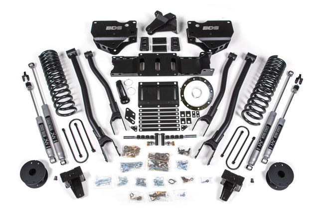 5.5 Inch Lift Kit w/ 4-Link | Ram 3500 w/ Rear Air Ride (19-24) 4WD | Gas BDS Suspension