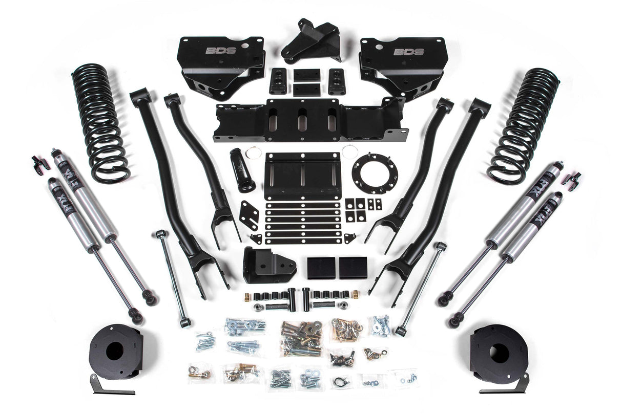 5.5 Inch Lift Kit w/ 4-Link | Ram 2500 w/ Rear Air Ride (19-24) 4WD | Gas BDS Suspension