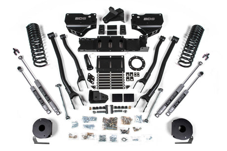 5.5 Inch Lift Kit w/ 4-Link | Ram 2500 w/ Rear Air Ride (19-24) 4WD | Gas BDS Suspension
