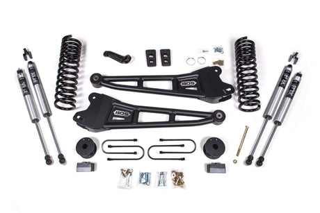 4 Inch Lift Kit w/ Radius Arm | Ram 3500 w/ Rear Air Ride (13-18) 4WD | Gas BDS Suspension