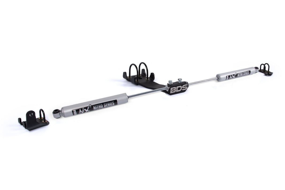 Dual Steering Stabilizer Kit w/ NX2 Shocks | Dodge Ram 1500 (94-01) and 2500/3500 Y-Style (94-08) 4WD BDS Suspension