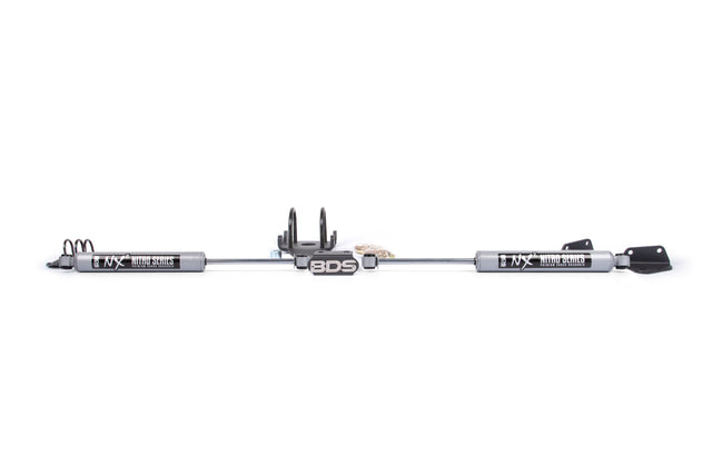 Dual Steering Stabilizer Kit w/ NX2 Shocks | Dodge Ram 2500/3500 (09-13) 4WD | T-Style Steering BDS Suspension