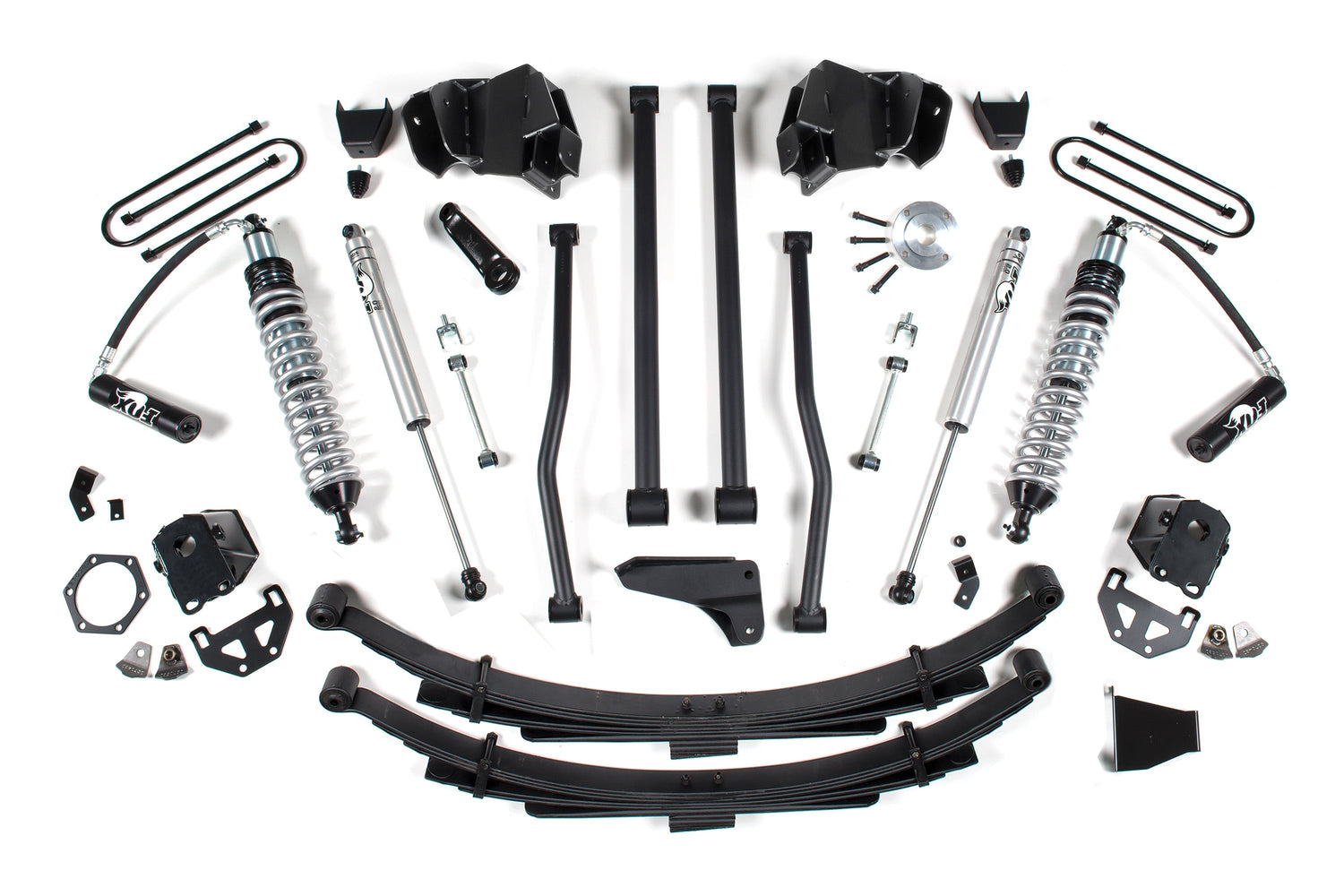 8 Inch Lift Kit | Long Arm & FOX 2.5 Coil-Over Conversion | Dodge Ram 2500 (09-13) 4WD | Diesel BDS Suspension