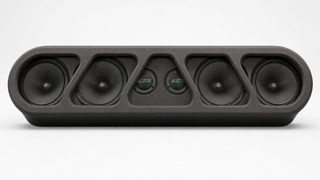 (4) Sylvester Speaker Rack Bundle w/ Beauty Panel & LEDs Deaf Bonce