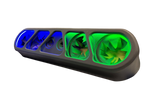 (4) Sylvester Speaker Rack Bundle w/ Beauty Panel & LEDs