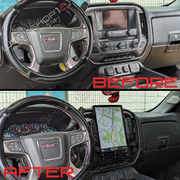 GMC Sierra 2014-2018 15.6" Workshop 12 Tesla-Style Screen Workshop 12