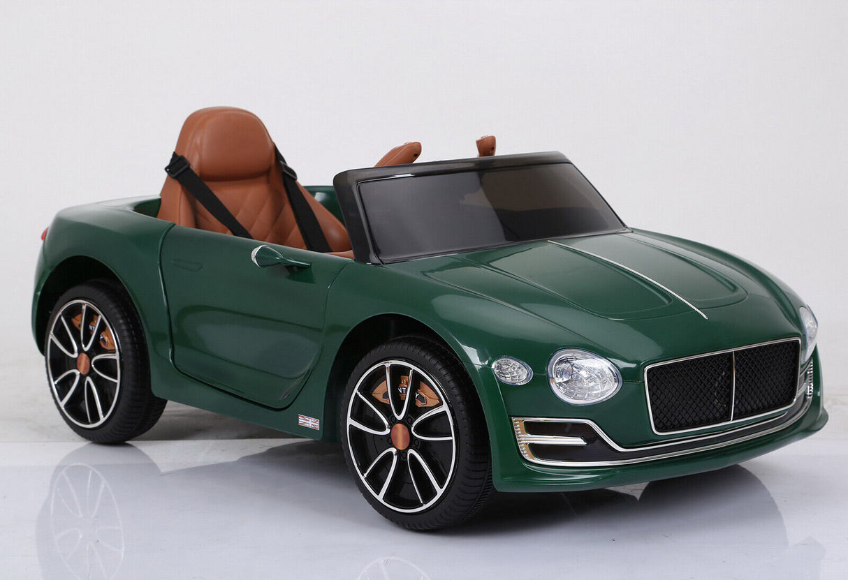 Bentley Kids Electric Ride On Car Toy Racer with 2-Speed and Remote Control - Licensed US Version