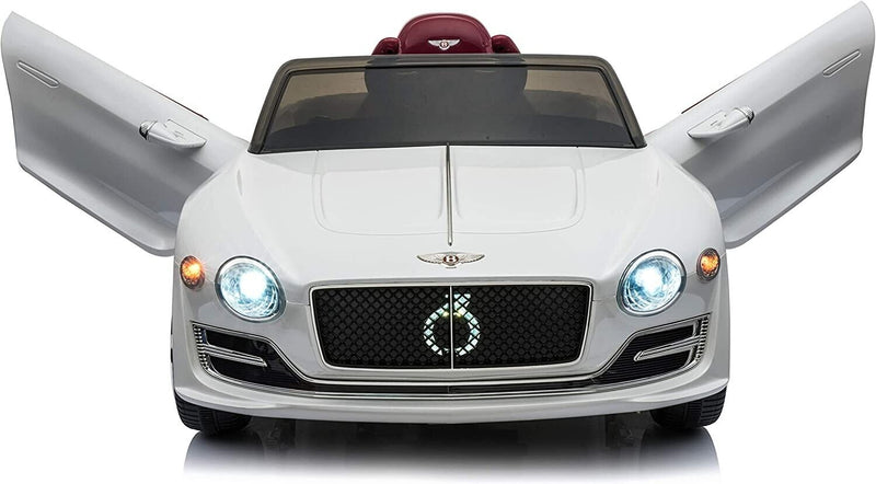 Bentley Licensed 12V Electric Ride On Car for Kids - White