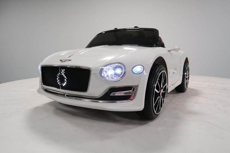Bentley Licensed 12V Electric Ride On Car for Kids - White