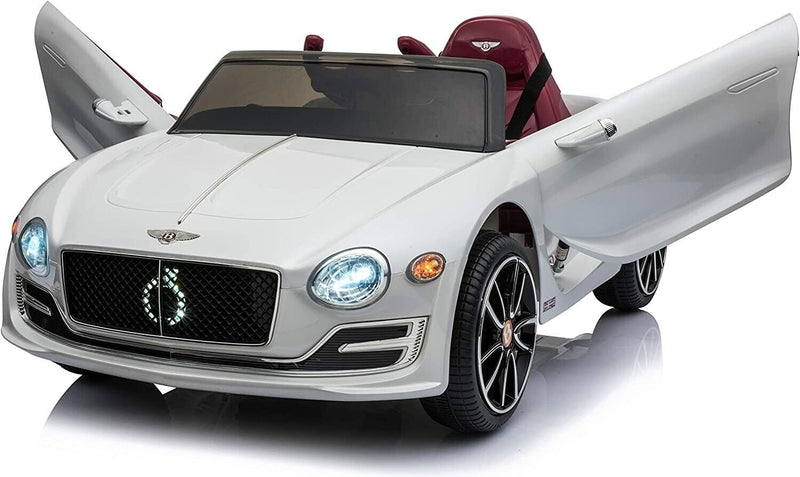 Bentley Licensed 12V Electric Ride On Car for Kids - White