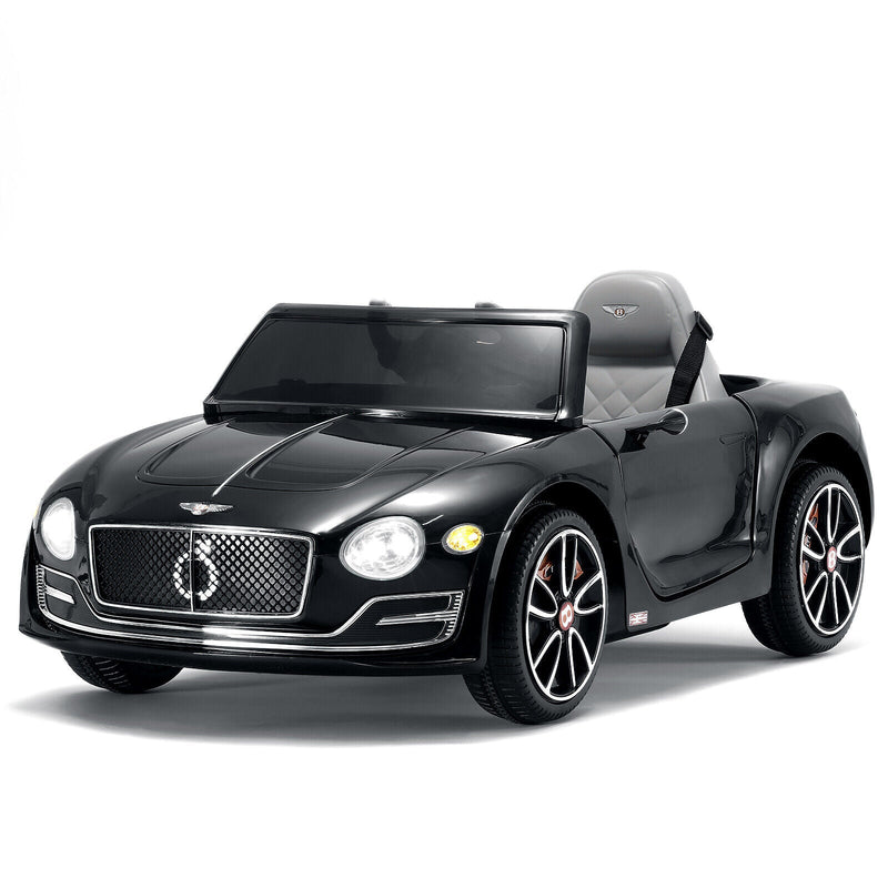BENTLEY Style 12V Kids Ride-On Car with Remote Control, LED Lights, and MP3 Player