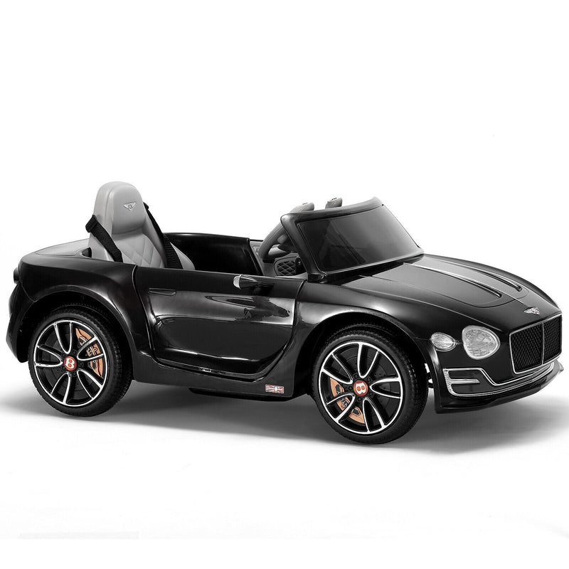 BENTLEY Style 12V Kids Ride-On Car with Remote Control, LED Lights, and MP3 Player