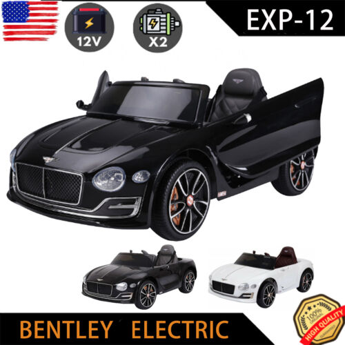Bentley Style EXP-12 Kids Electric Ride on Car with Parental Remote Control - Licensed 12V Toy Vehicle