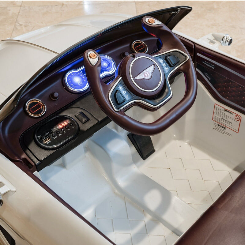 Bentley Style EXP-12 Kids Electric Ride on Car with Parental Remote Control - Licensed 12V Toy Vehicle
