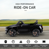 12V Electric Ride-on Car for Kids with Parent Remote Control - Bentley Style Toy Vehicle