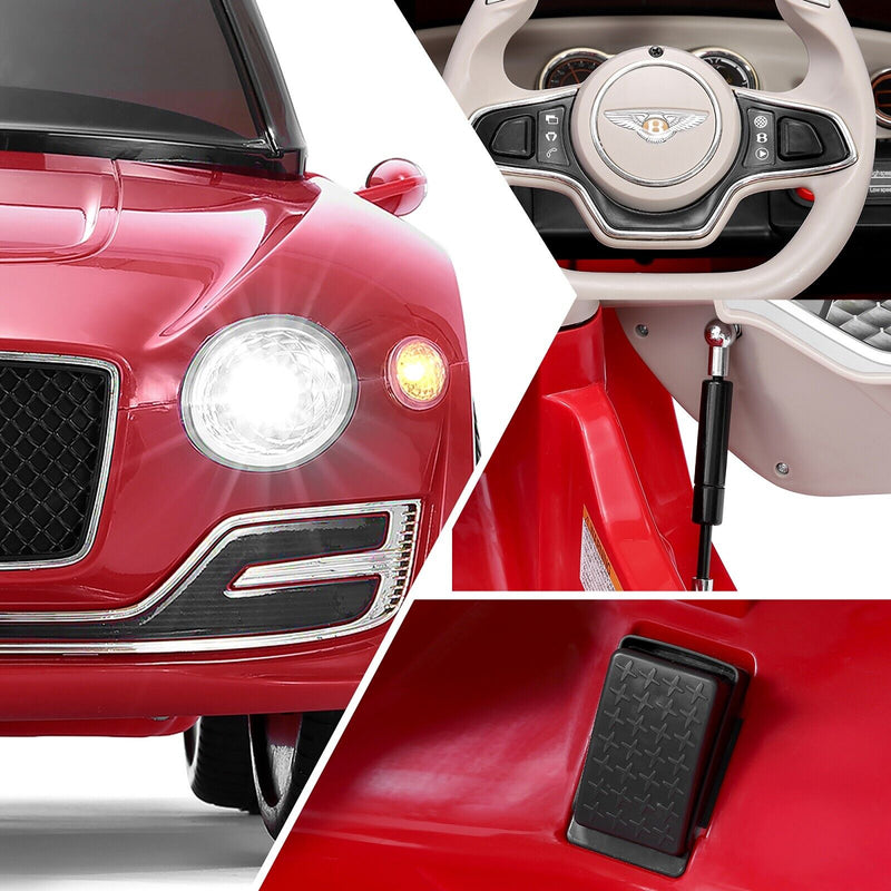 12V Electric Ride-on Car for Kids with Parent Remote Control - Bentley Style Toy Vehicle