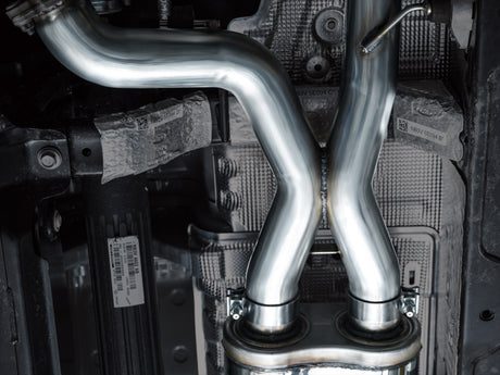 AWE Tuning 22-24 Ford Bronco Raptor 4WD Dual BashGuards Cat-Back SwitchPath Exhaust (sans embouts)