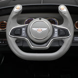 Black Bentley 12V Ride-On Car with Parental Remote Control - 2 Speeds for Ages 3-6