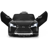 Black Lexus Licensed Electric Kids Ride on Car with Remote Control - Officially Licensed and Fully Equipped for Endless Fun!