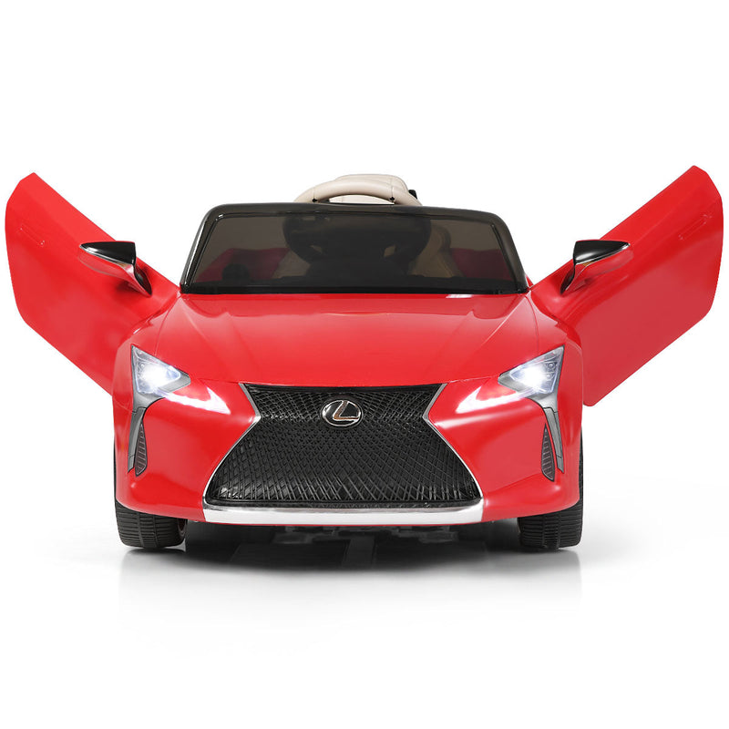 Black Lexus Licensed Electric Kids Ride on Car with Remote Control - Officially Licensed and Fully Equipped for Endless Fun!