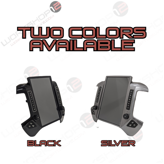 GMC Sierra 2014-2018 14.4" Workshop 12 Tesla-Style Screen Workshop 12