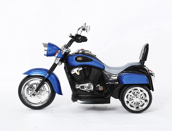 Blue 1-3 Year Old Kids' Motorcycle with Wheels