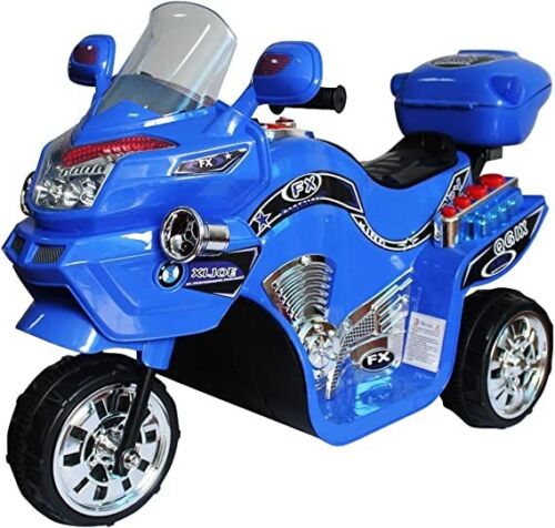 Blue Lil Rider 3-Wheel FX Sport Bike - Battery Powered for Endless Fun!
