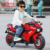 Bluetooth Music Ride-On Motorcycle for Kids - 12V Power Wheels