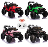 Bluetooth Remote Control Kids Ride On Jeep with 24V Battery and USB Connectivity - Perfect Gift for Young Adventurers