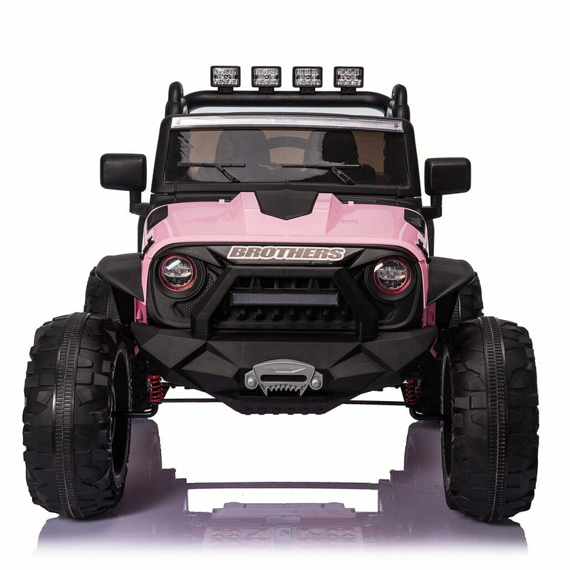 Bluetooth Remote Control Kids Ride On Jeep with 24V Battery and USB Connectivity - Perfect Gift for Young Adventurers