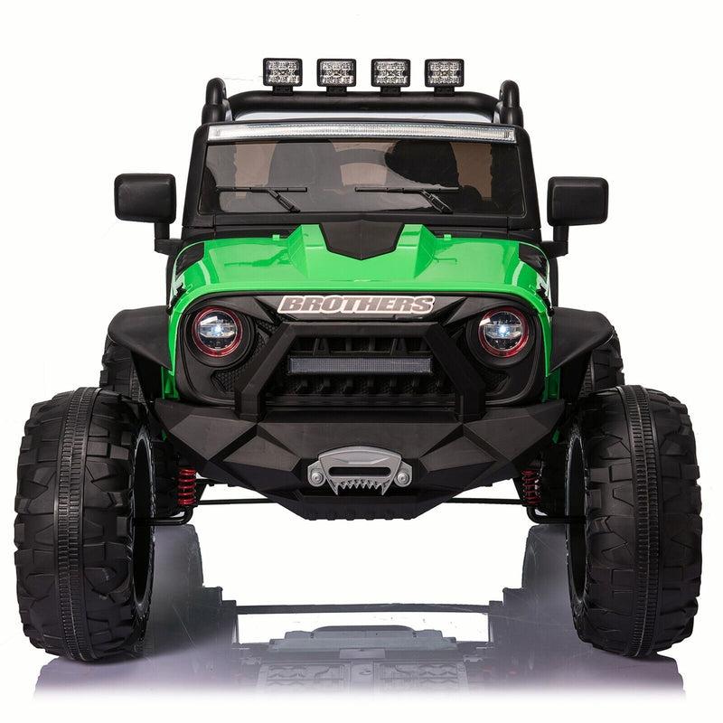 Bluetooth Remote Control Kids Ride On Jeep with 24V Battery and USB Connectivity - Perfect Gift for Young Adventurers