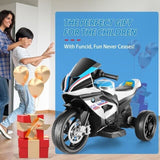 BMW 12V Battery Powered Ride on Motorcycle for Kids with Headlight - Perfect Gift