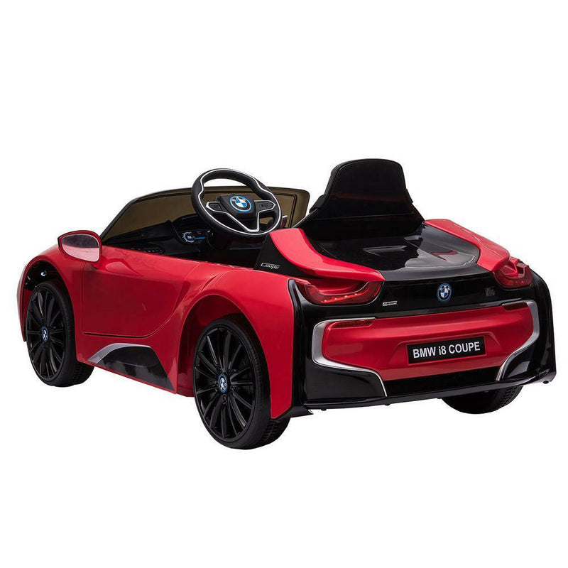 BMW I8 12V Ride-On Car with Remote Control, MP3 Player, Horn, and LED Lights