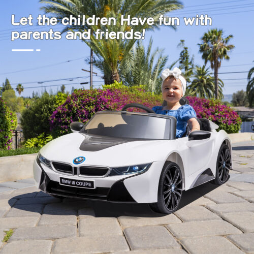 BMW I8 Coupe 12V Electric Ride-On Car for Kids with Remote Control, MP3 Player, and LED Lights