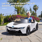 BMW i8 Coupe 12V Kids Ride-On Toy Car with Remote Control - Electric Vehicle for Endless Fun!