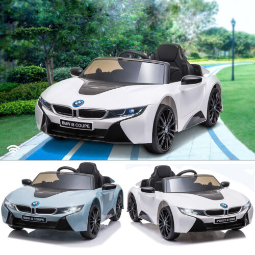 BMW i8 Electric Licensed Ride-On Car for Kids with 12V Battery and Remote Control