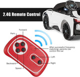 BMW I8 Electric Ride-On Car for Kids with MP3 and Remote Control - White