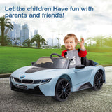 BMW I8 Licensed 12V Battery Powered Ride-On Car for Kids with Remote Control