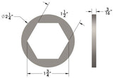 Hex Capture Washers