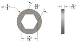 Hex Capture Washers