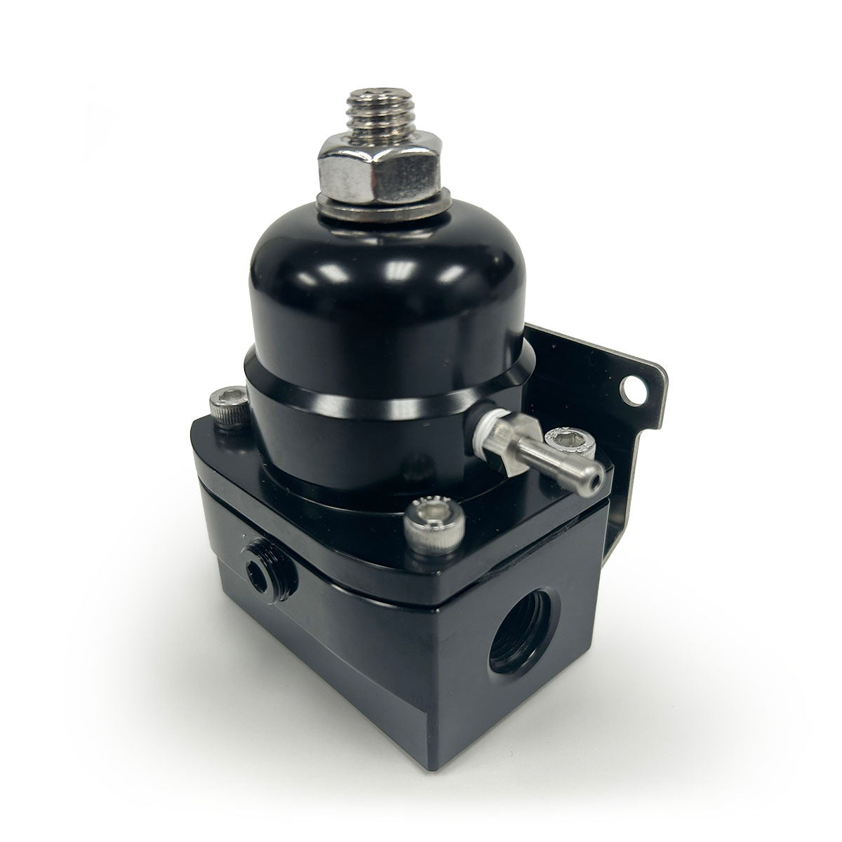 EFI Billet Aluminum Fuel Pressure Bypass Regulator - 40-75 PSI and -6AN ORB