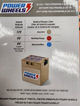 Brand New 12 Volt Grey Battery for Power Wheels FP74777 Model
