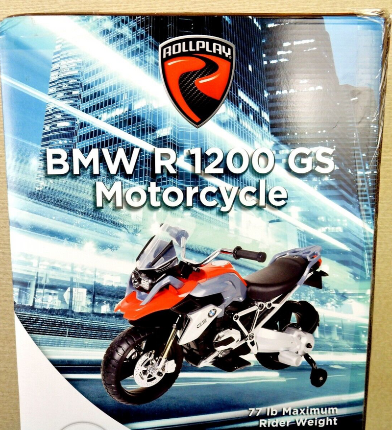 Brand New Red/Gray BMW 6V Ride On Motorcycle for Kids - Ready to Ride!