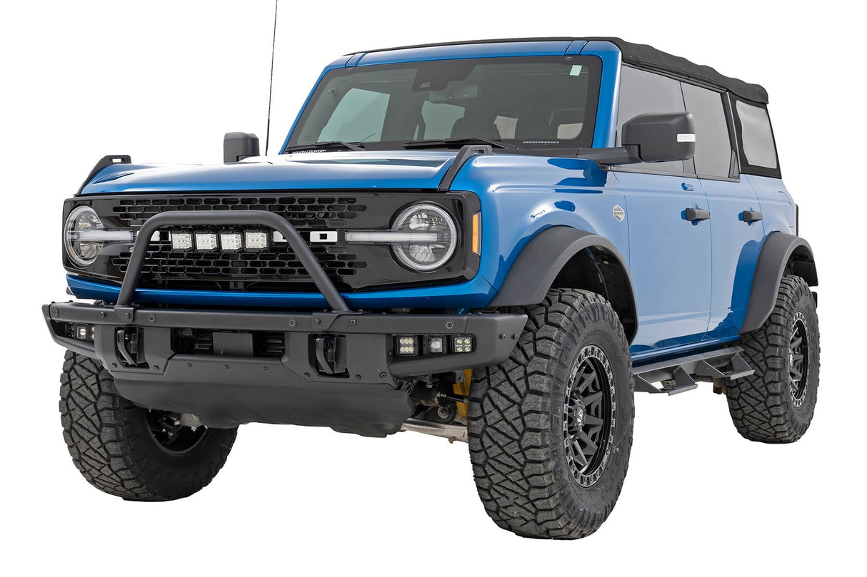Safari Bar | 3" OSRAM (Quad) | Wide | OE Modular Steel | Ford Bronco (21-24)
