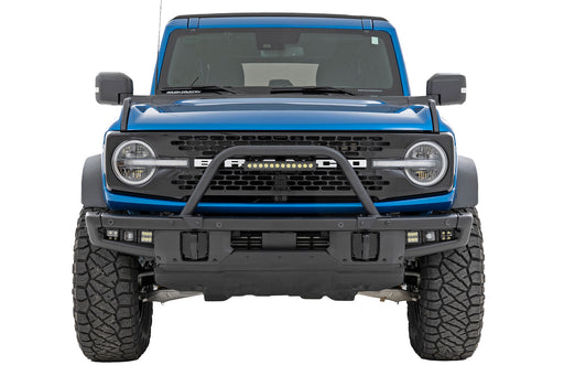 Safari Bar | 12" LED Light Bar | Black | DRL | Single Row | OE Modular Steel | Ford Bronco (21-24)